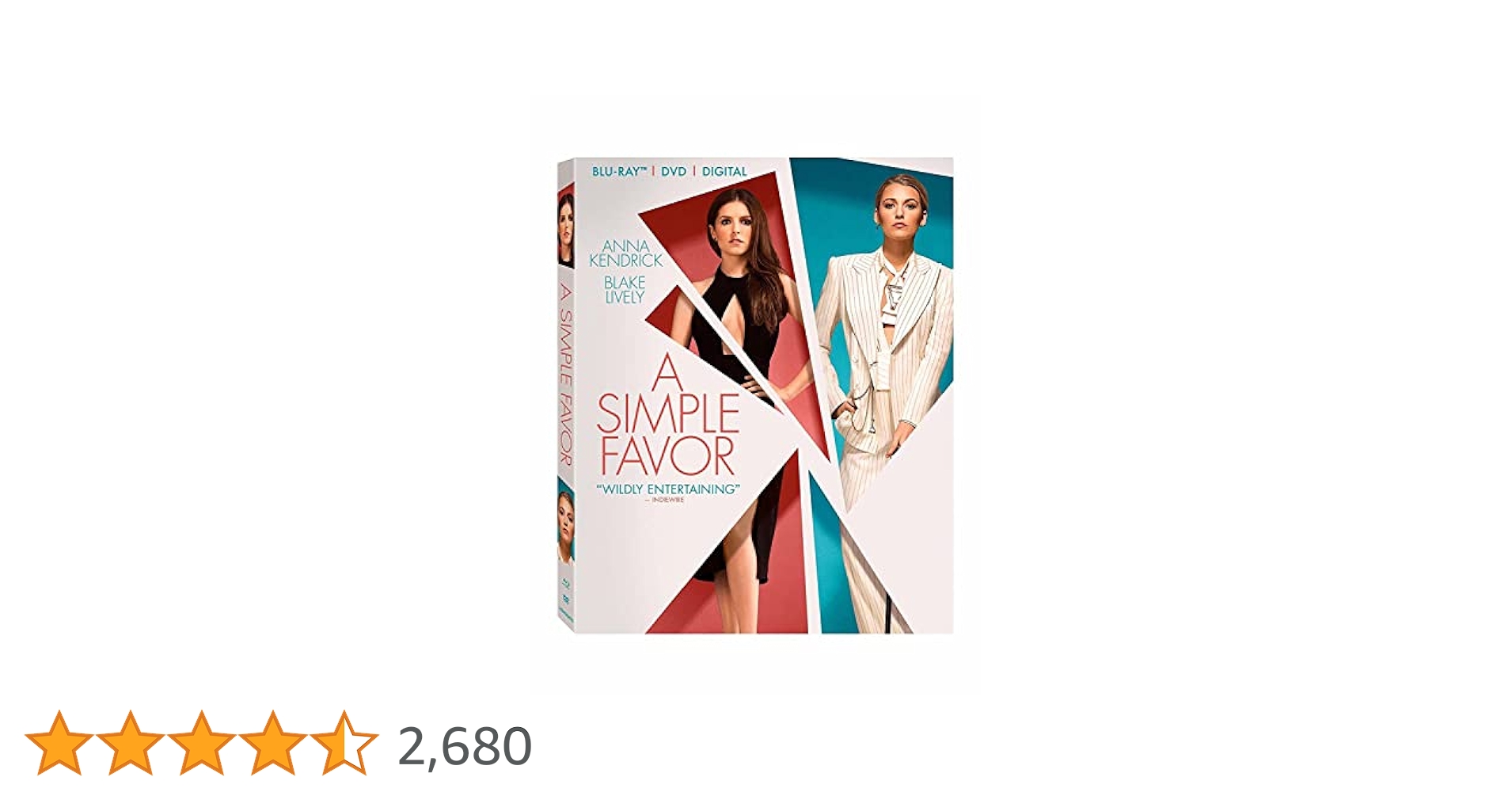 廃盤 シンプル・フェイバー('18米/カナダ)Blu-ray Amazon.co.jp: シンプル・フェイバー[Blu-ray] : アナ・ケン